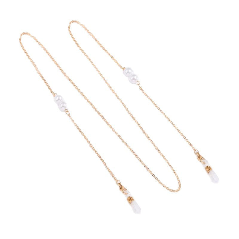 Stylische Perlenbrillekette Karnz
