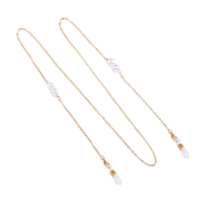 Stylische Perlenbrillekette Karnz