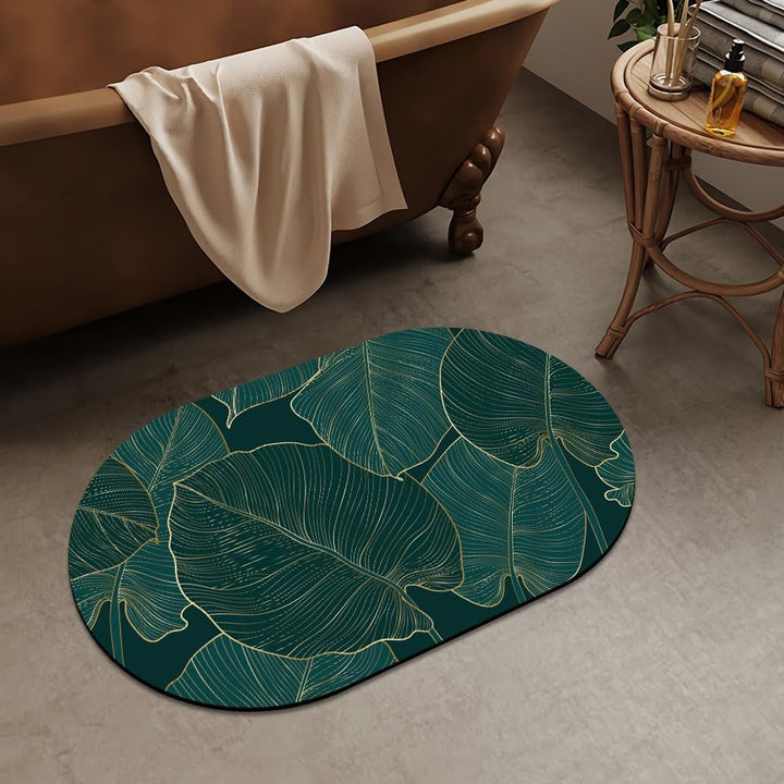 Luxuriöse abstrakte Marmor-Design-Badmatte