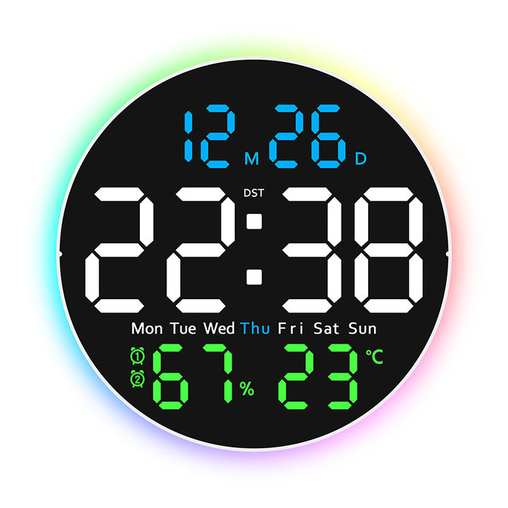 Digitaler LED-Wecker mit Hygrometer und Temperaturanzeige Karnz