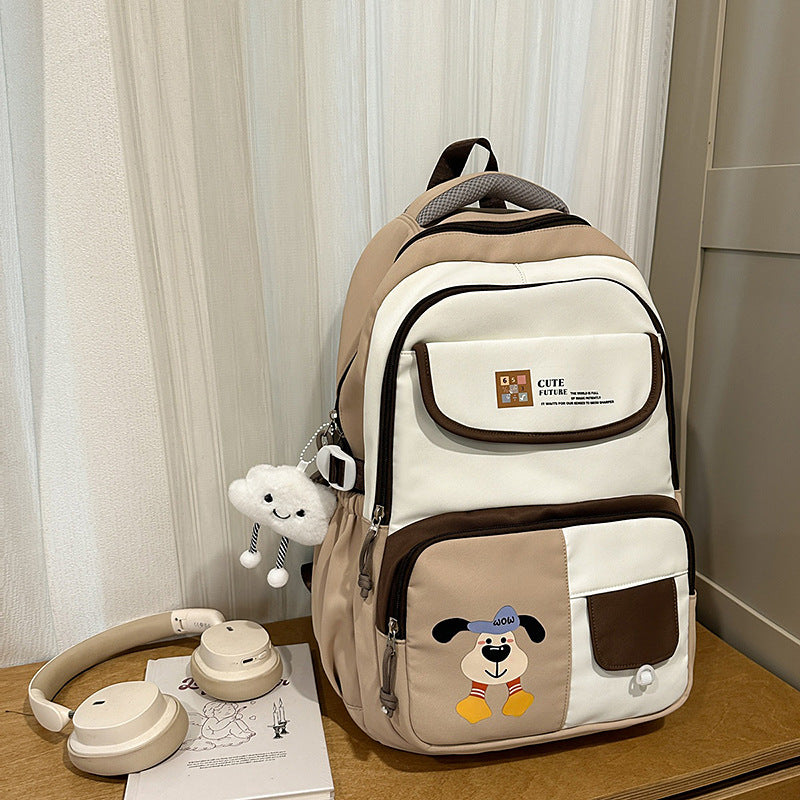 Stylischer Mehrfach-Taschen Schulrucksack