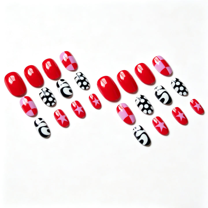 Künstlerisches Grafik-Nagelkunst-Set