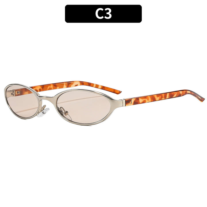 Elegante ovale Rahmenbrille