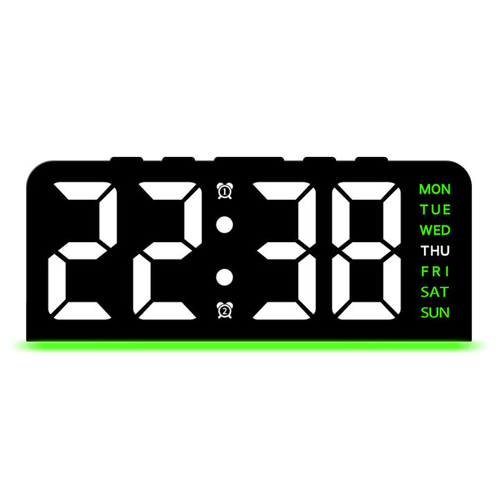 Digitaler Wecker mit Großem Led-Display und Multifunktionaler Anzeige Karnz