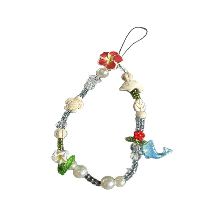 Handgemachter, von der Natur inspirierter, beaded Brillenhalter Karnz