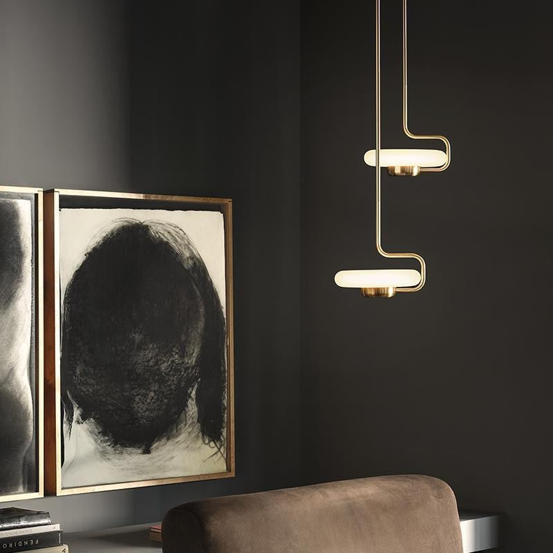Moderne Dual-Head Pendelleuchte