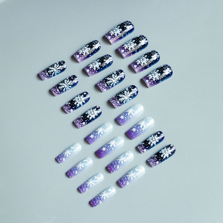 Winter-Themen Gel-Nagelkunst Set