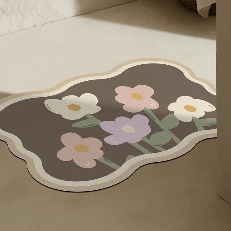 Florale dekorative Teppichmatte für die Wohnkultur