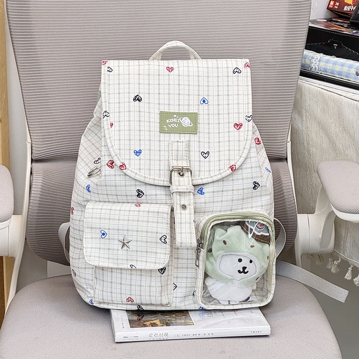 Herz-gedruckter Freizeit-Rucksack Karnz