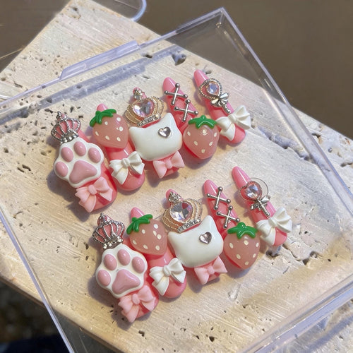 Verspielt Themen 3D Nagelkunst Dekorationsset