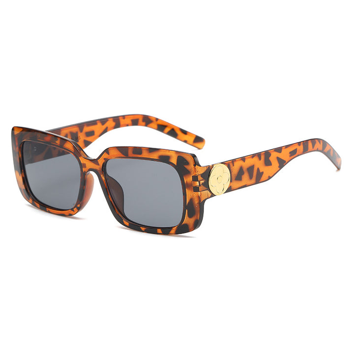 Damen Oversized Sonnenbrille mit luxuriösem transparenten Rahmen Karnz