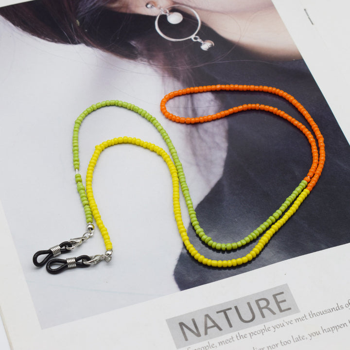 Bunte Perlen Brillen Kette Karnz   1786692312