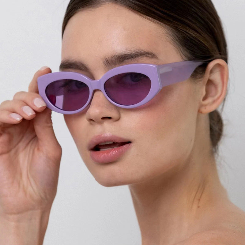 Damen Cat-Eye Sonnenbrille im stilvollen Kunststoffdesign Karnz