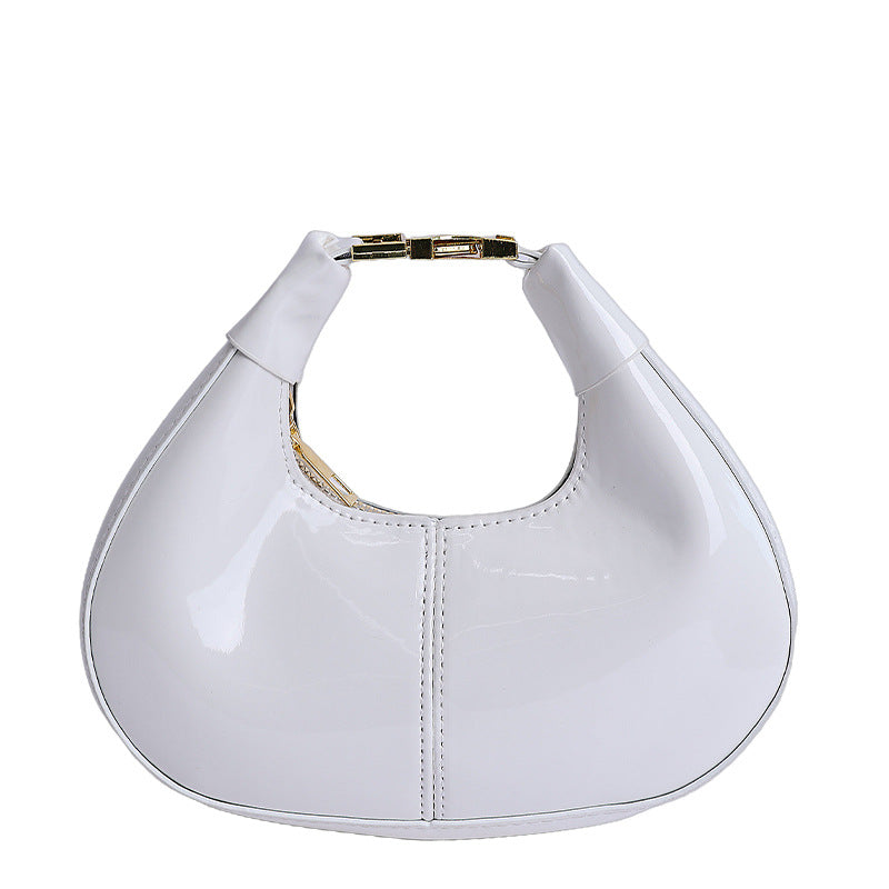Glänzende Lackleder Abendhandtasche Karnz