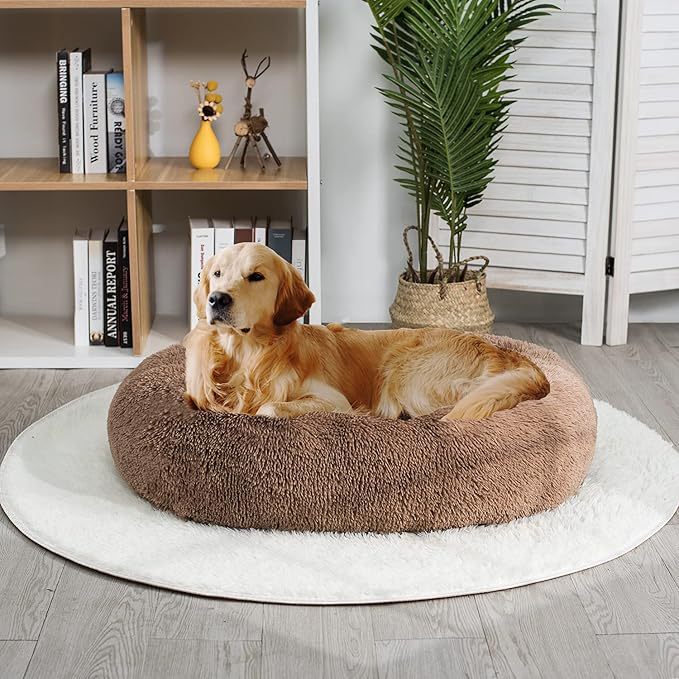 Plüsch Rund Orthopädisches Hundebett