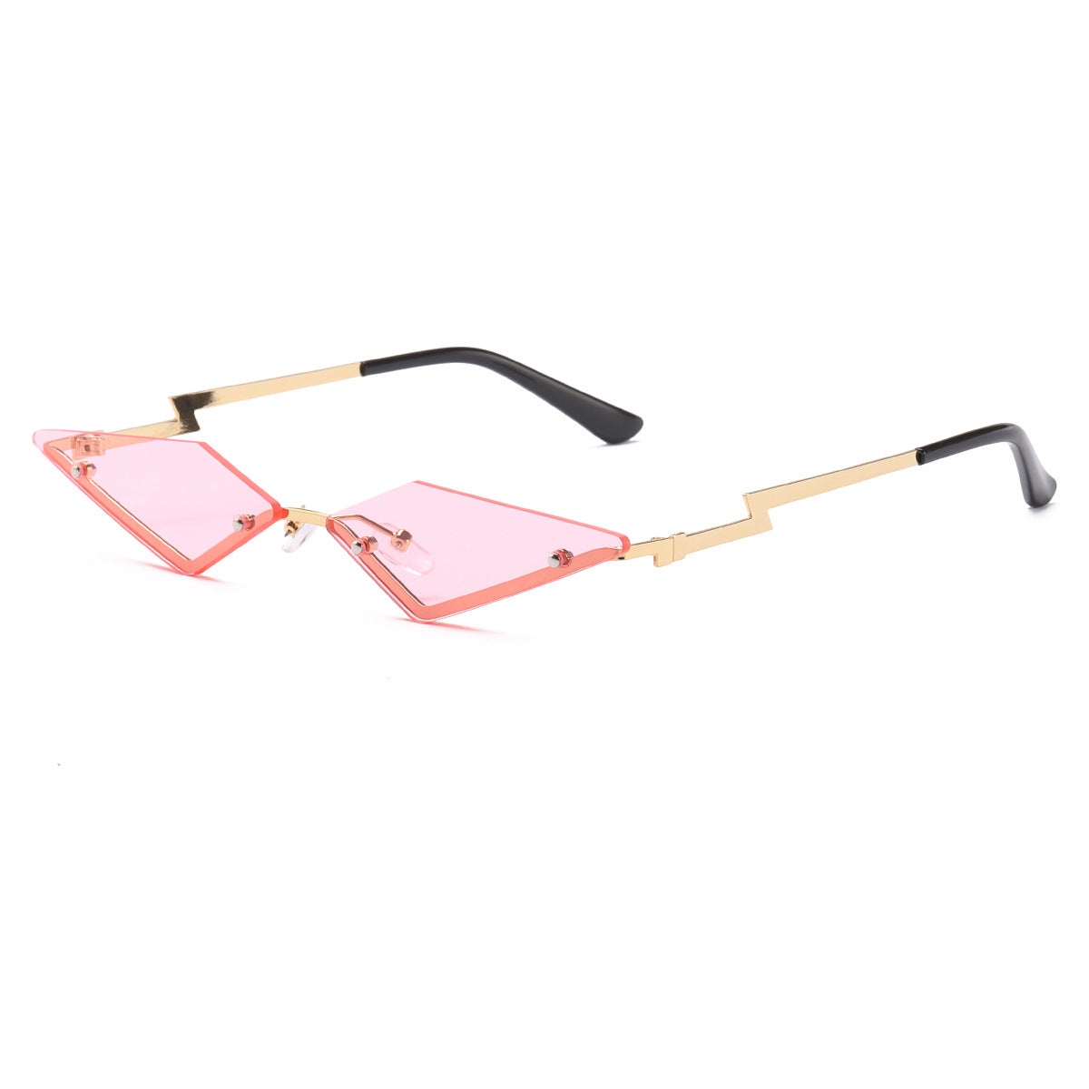 Damen Designer-Sonnenbrille mit futuristischem Rahmen Karnz