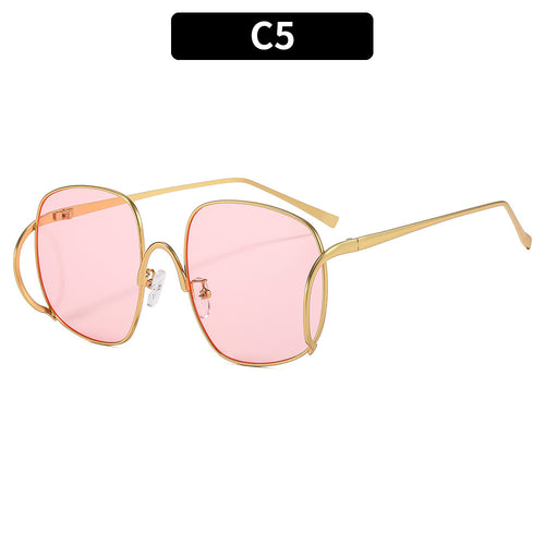 Luxuriöse Übergroße Quadratische Sonnenbrille