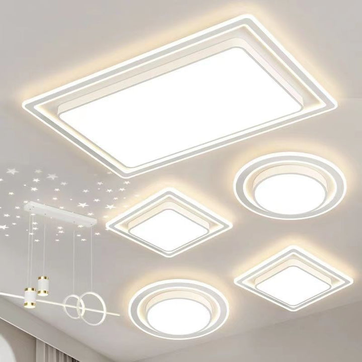 Moderne geometrische LED-Deckenleuchte