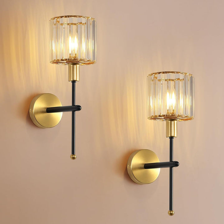 Stylische Kristall Wandleuchte