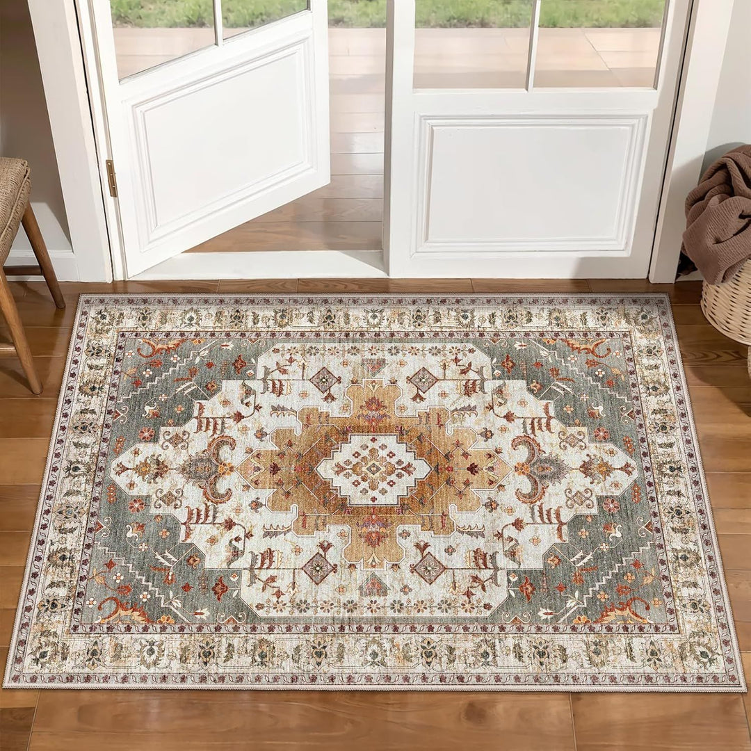 Vintage-inspirierter dekorativer Teppich