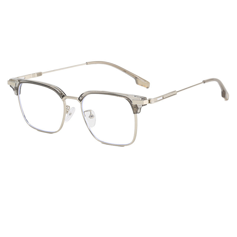 Damen quadratische Sonnenbrille mit leichtem Metallrahmen und breiten Bügeln Karnz