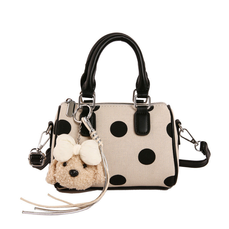 Verspielte Polka-Dot Mini-Handtasche Karnz