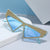 Damen futuristische Sonnenbrille mit glitzerndem Rahmen Karnz