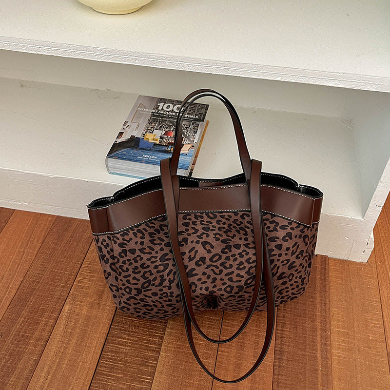 Wildleder Shopper Tragetasche