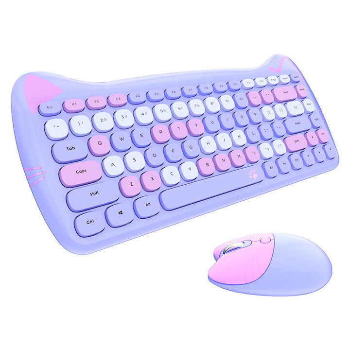 Niedliches Themen Drahtlos Tastatur und Maus Set Karnz