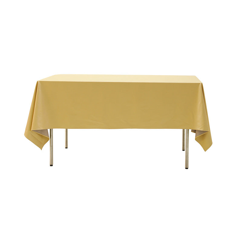 Pflegeleichte rechteckige Tischdecke aus Baumwoll-Polyester mit wasserabweisender Beschichtung