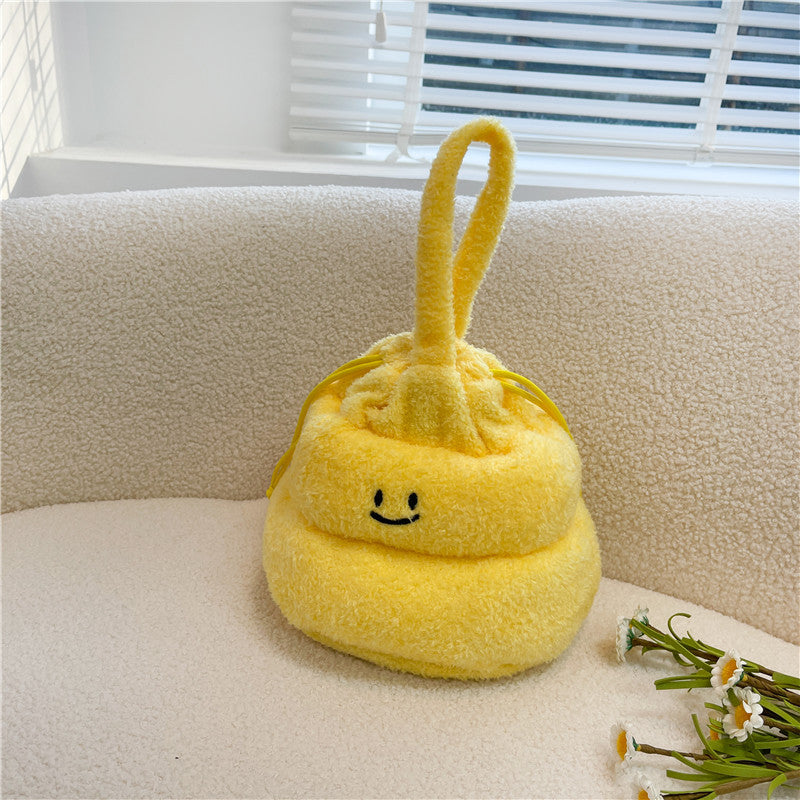 Plüsch Smiley Face Zugbeutel