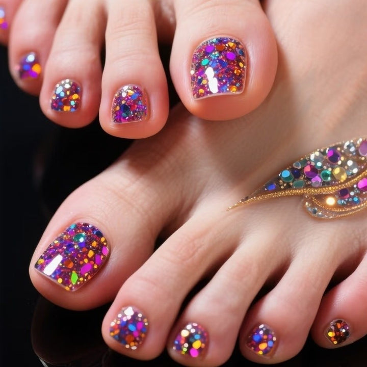 Elegante Fußnagelkunst Karnz