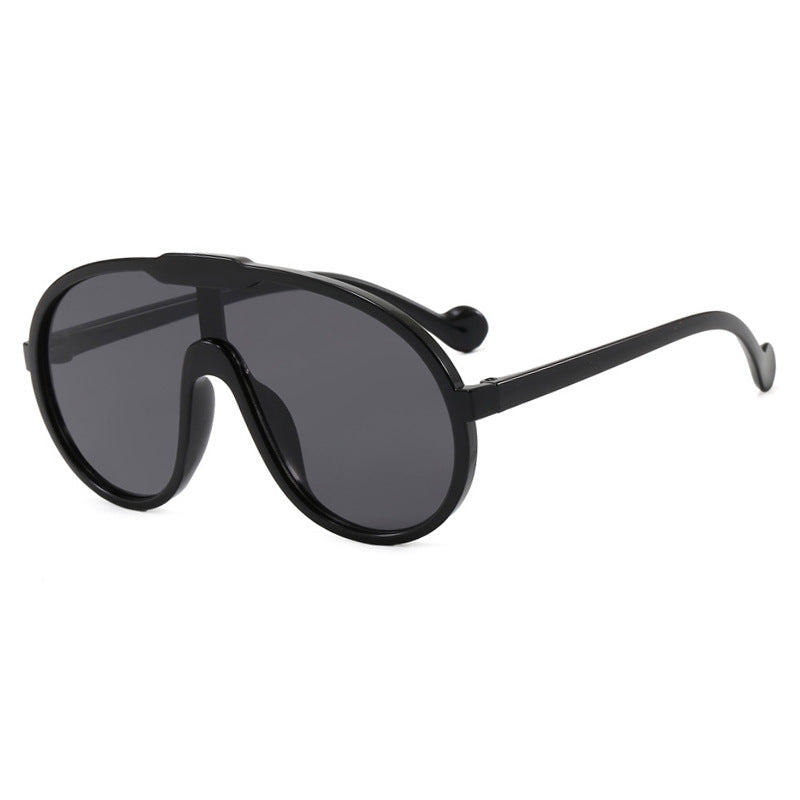 Damen modische Sport-Sonnenbrille im einzigartigen Design mit UV-Schutz und flexiblen Bügeln Karnz
