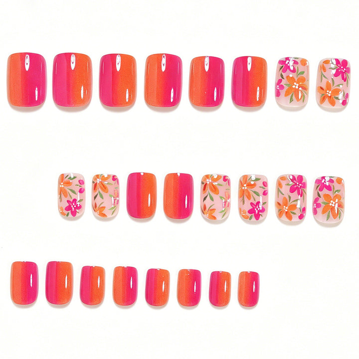 Floral Gel Nagelkunst Tipps Karnz