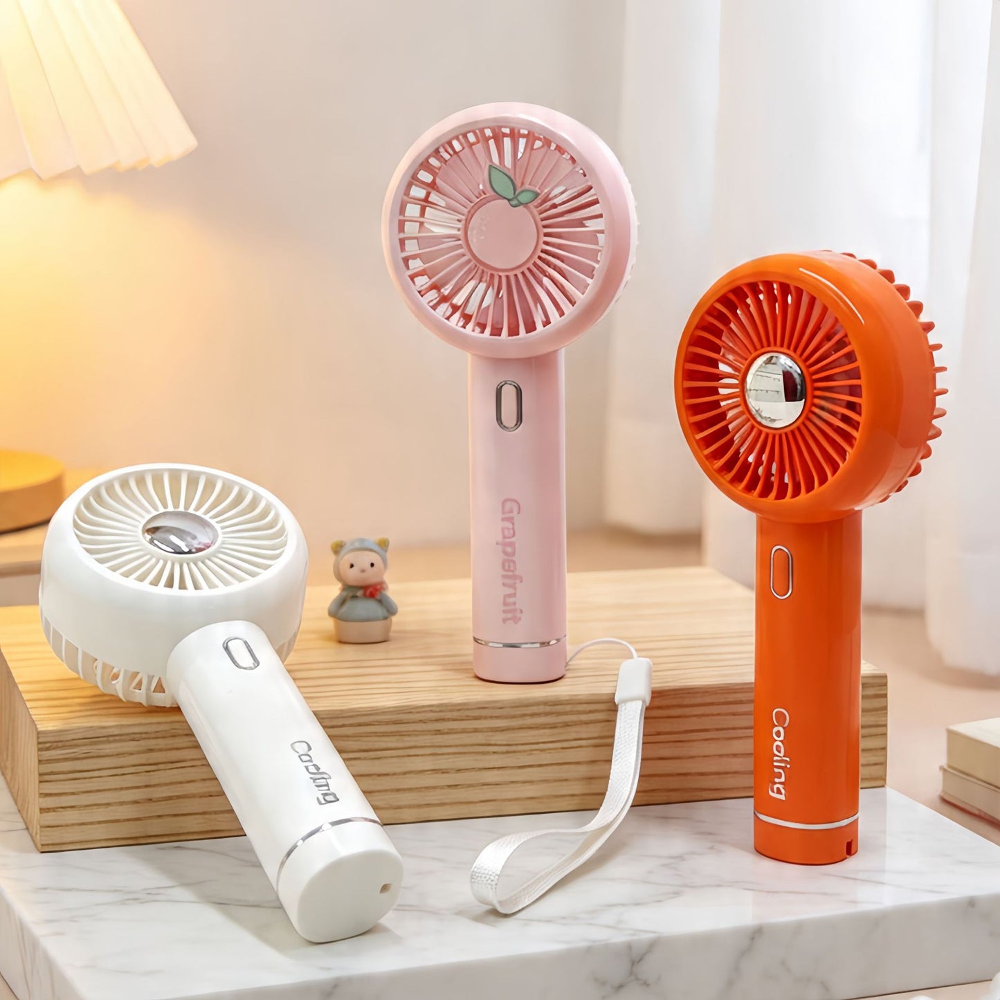 Damen tragbarer Handventilator mit leistungsstarker Akku-Funktion Karnz