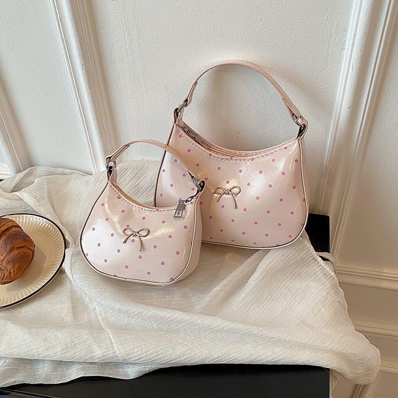 WoCharming Polka Dot Crossbody Handtasche Karnz