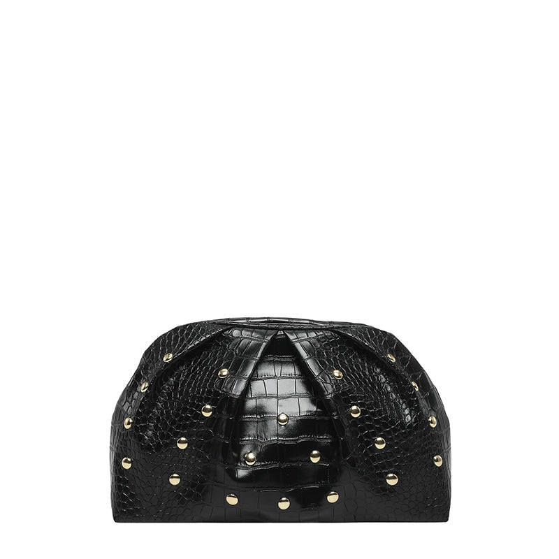 WoElegant Texturiertes Krokodilmuster Clutch Bag Karnz