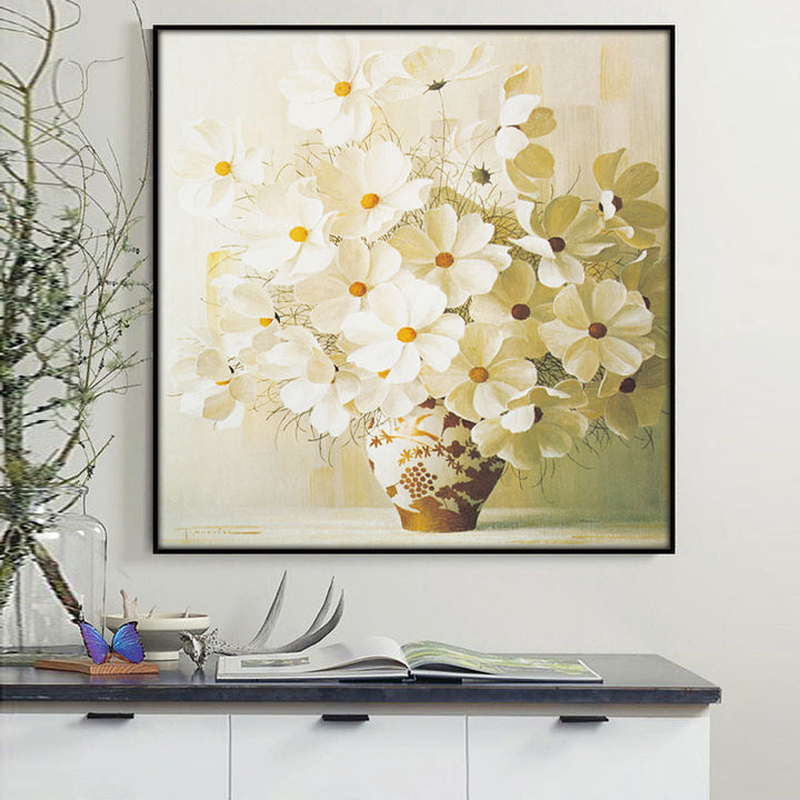 Floral-themed Canvas Wanddekoration