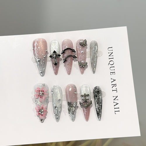 Dekoratives Press-On Nagelset
