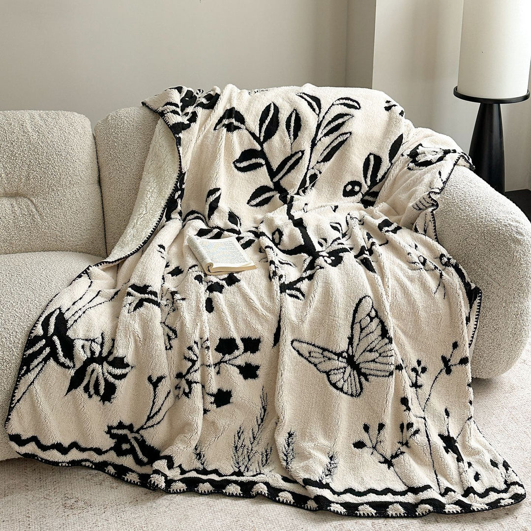Plüsch Schmetterling Sherpa Wendeblanket