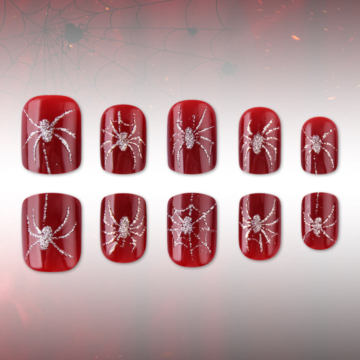 Halloween-Themen-Spinnen-Nagelkunst Karnz