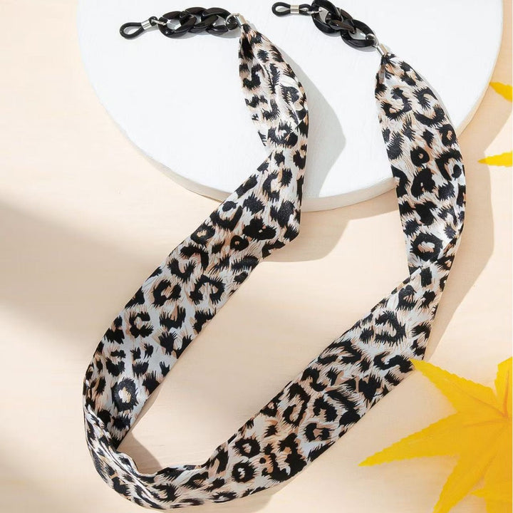Chic Tierdruck Brillen Kette Karnz