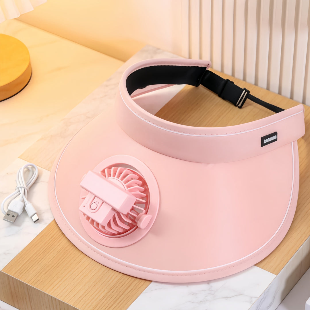 Damen Tragbarer Nackenventilator mit flexibler Halterung Karnz