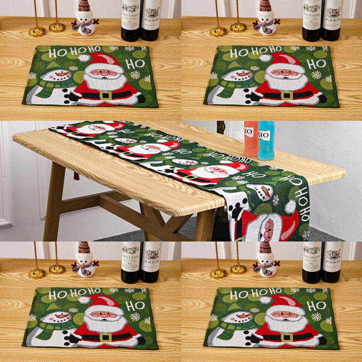 Festliche Tischdecke mit Weihnachtsbaum-Motiv Karnz