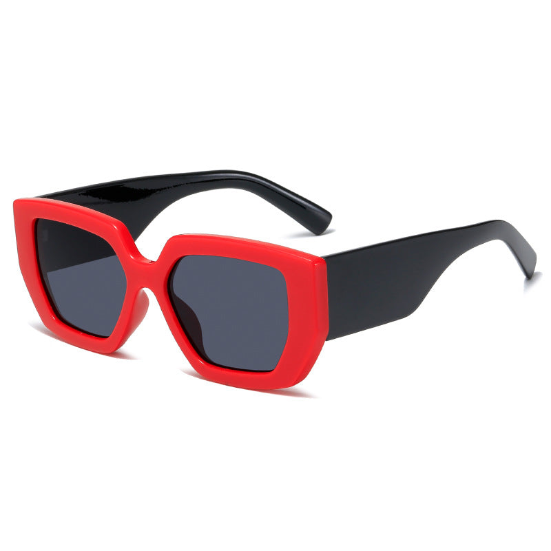 Damen Extravagante Geometrische Sonnenbrille Karnz