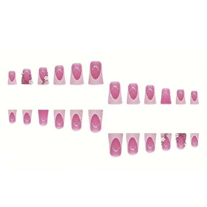 Elegantes Press-On Nagelkunst-Set Karnz