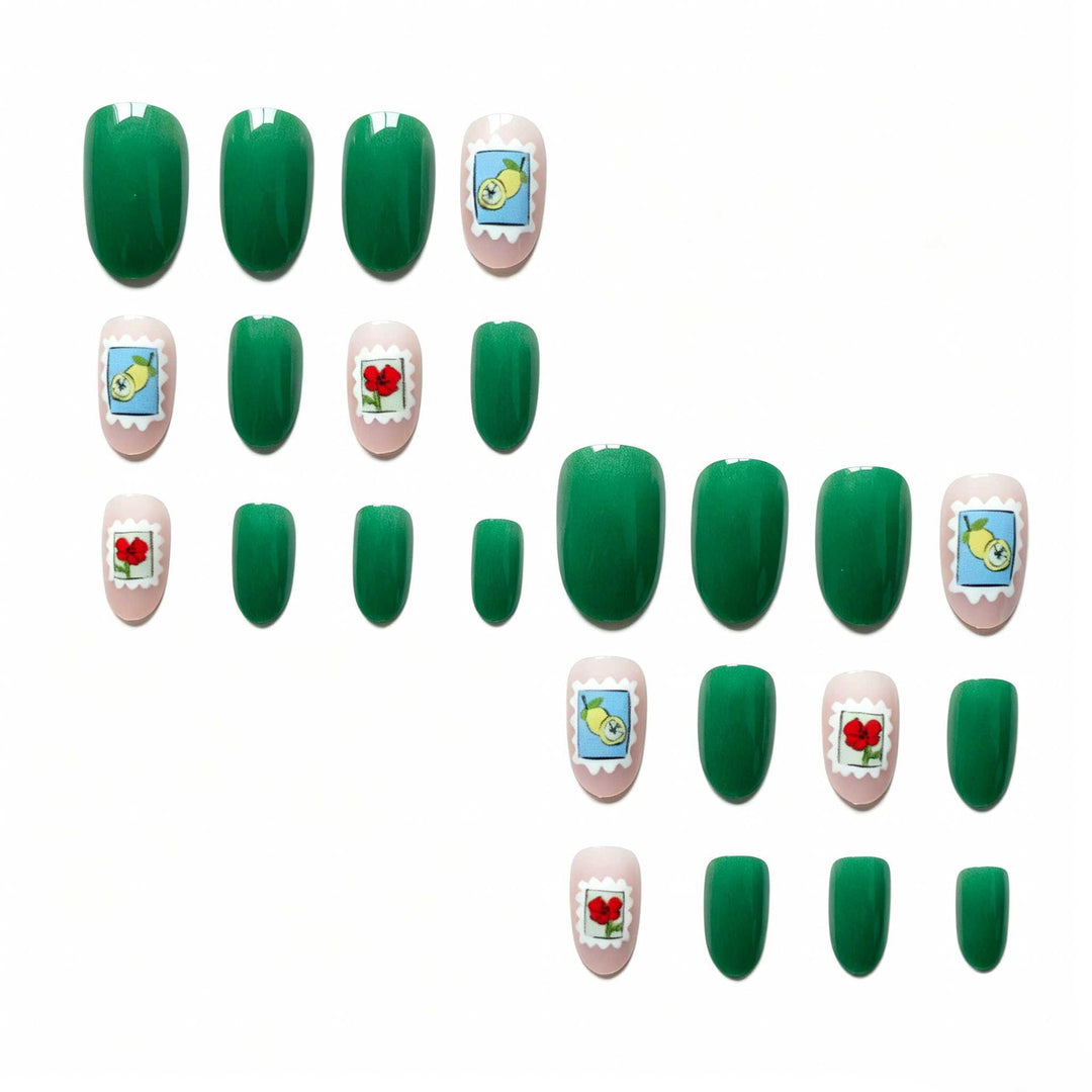 Verspielt Stamp-Inspirierte Nagelkunst Set