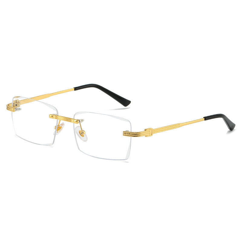 Damen exklusive geometrische Sonnenbrille mit luxuriösen Metallrahmen und polarisierenden Gläsern Karnz
