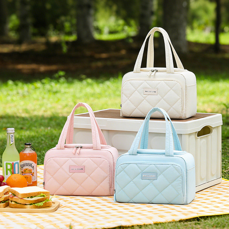 Isolierte gesteppten Lunch-Kühltasche Karnz