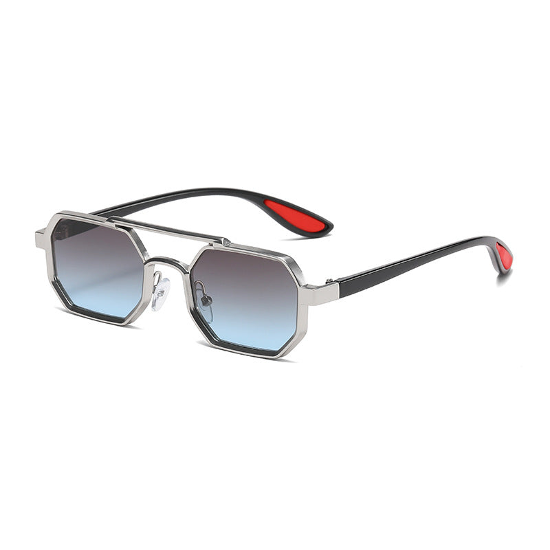 Damen modische Designer-Sonnenbrille mit exklusivem achteckigem Rahmen Karnz
